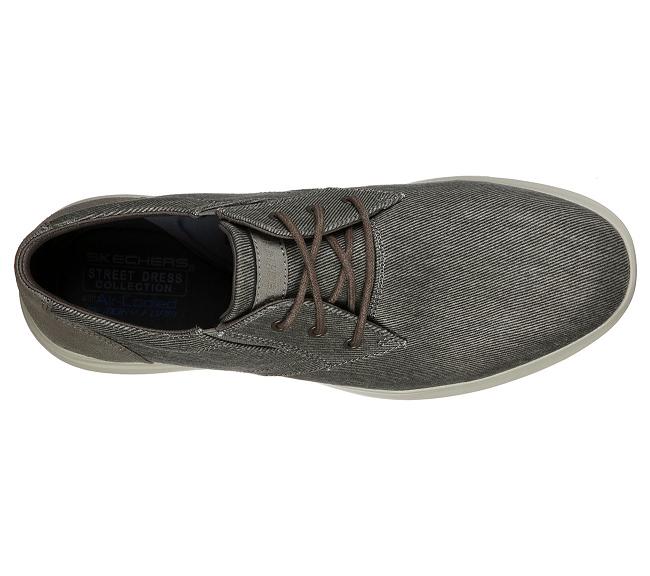 Zapatos Sin Cordones Skechers Hombre - Darlow Kaki UOGDI1628
